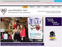 Tablet Screenshot of loveshouldnthurt.org